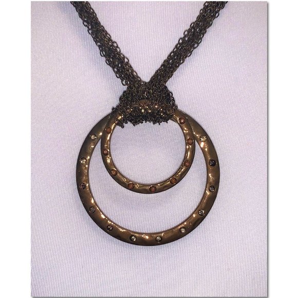 Daisy Fuentes Jewelry Daisy Fuentes Hammered Bronze Multistrand